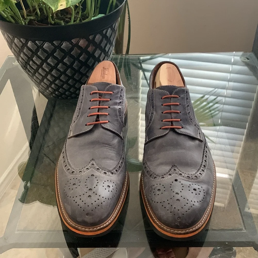 MERCANTI FLORENTINI Brogue Wingtip Derby.